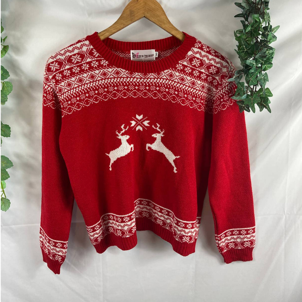 NWT Cotton Emporium Holiday Sweater